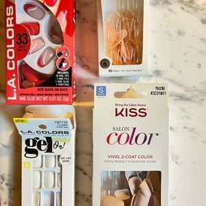 Assortment of Press on Nails - NEVER USED